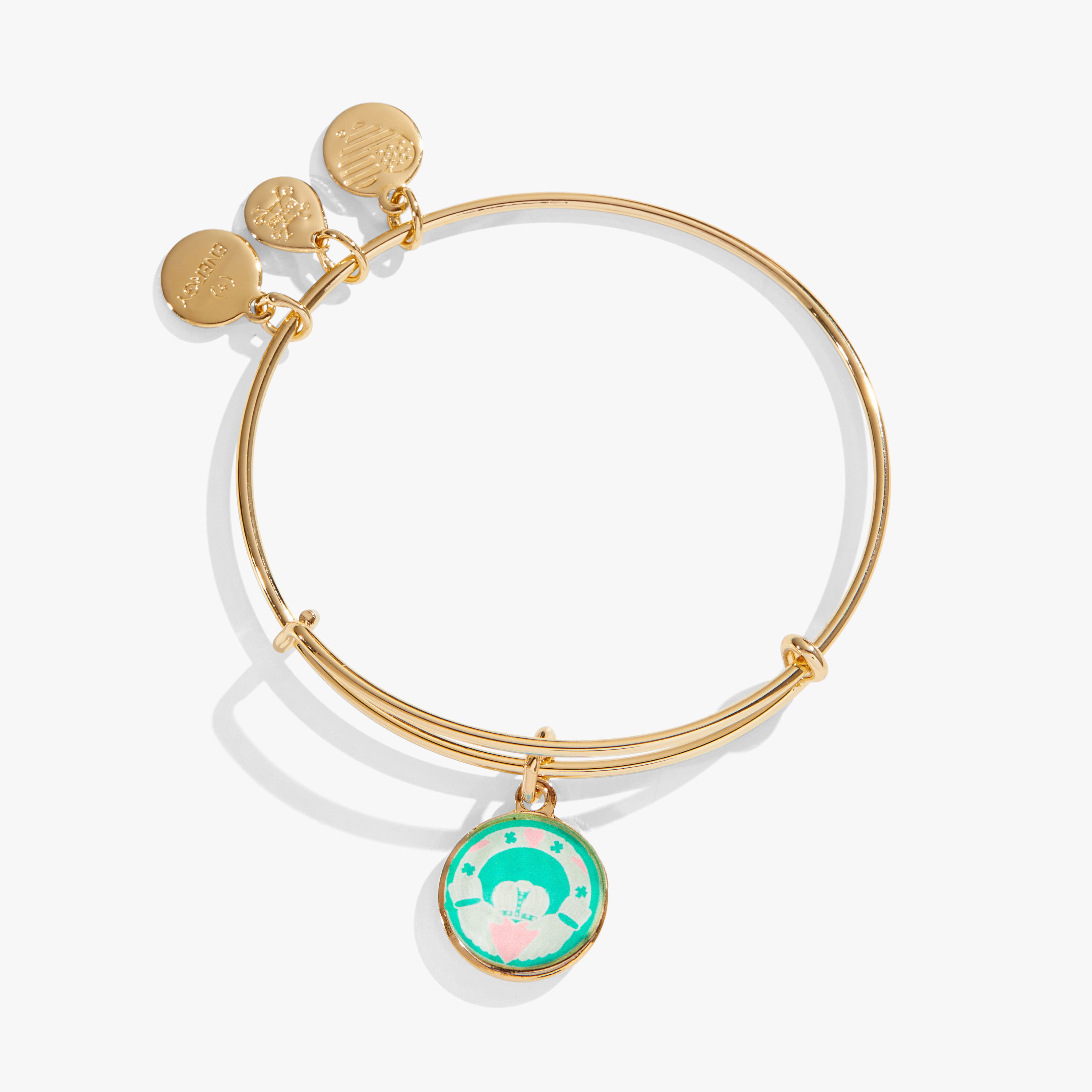 Celtic Claddagh Charm Bangle Bracelet with Genuine Crystals - Irish Friendship & Love Jewelry for Women - Perfect for Weddings, Anniversaries & Gifts