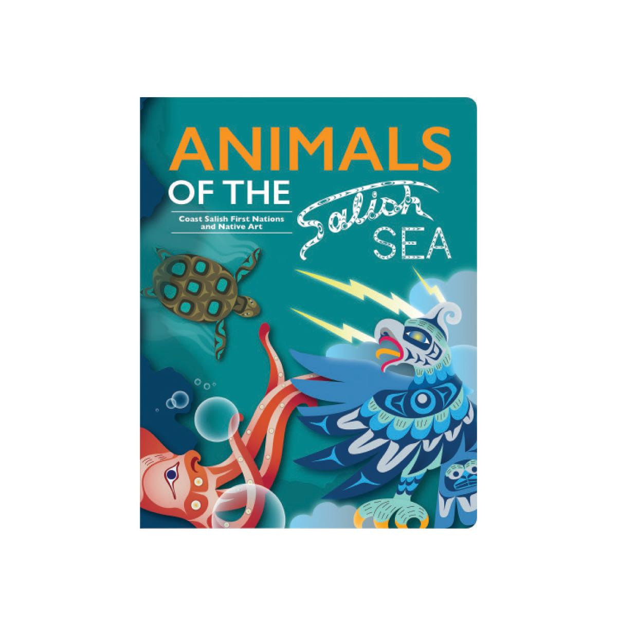 Board Book: Animals of the Salish Sea - Bilingual English & Chinese Early Learning Picture Book for Toddlers - Perfect for Bedtime Stories and Preschool Education