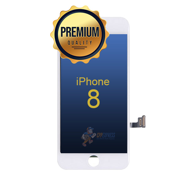 Premium LCD Display Touch Screen Digitizer Assembly for iPhone 8 & iPhone SE 2nd Gen (White) - High-Quality Replacement Part for Cracked or Damaged Screens | Perfect for DIY Repairs & Phone Restoration Projects