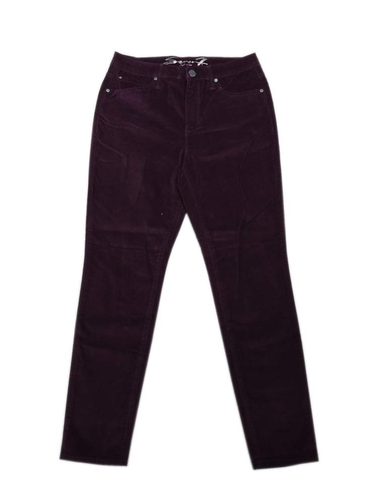 Seven7 Women's Corduroy Ultra High Rise Skinny Pants - Stretch Comfort Fit for Work, Casual & Fall Fashion