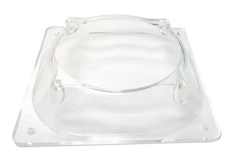 80mm to 120mm PC Fan Adapter - Clear Translucent Plastic for Computer Case Cooling & Custom PC Builds - Perfect for Gaming Rigs, Workstations & DIY Projects