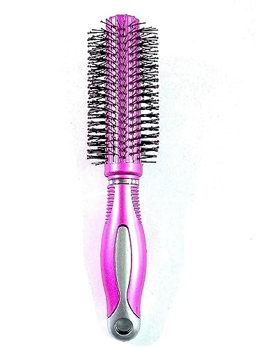 Professional Round Hair Brush for Men & Women - 2 Pack Volumizing & Styling Tool (Pink) - Perfect for Blowouts, Curls & Smoothing at Home or Salon