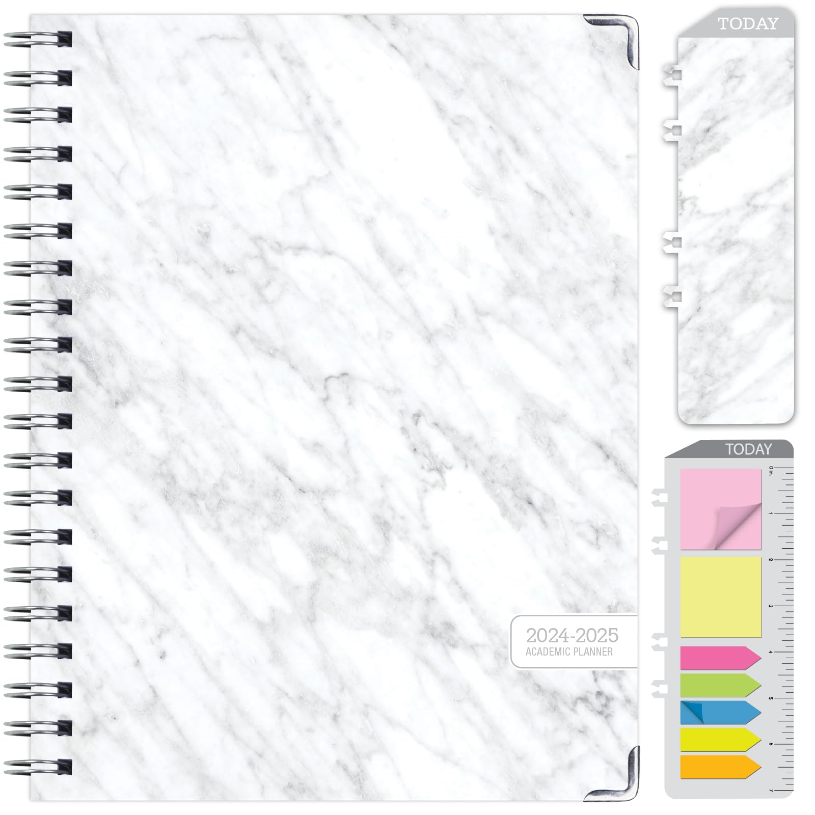 2024-2025 Academic Planner Hardcover - June 2024 to July 2025 Daily Weekly Monthly Organizer, 8.5