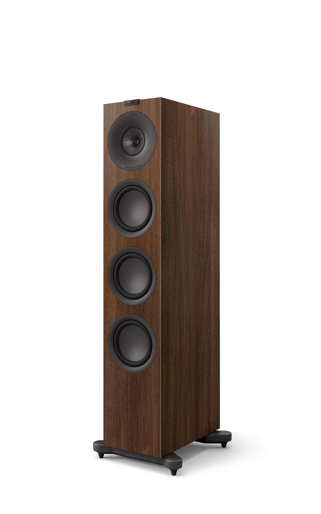 KEF Q11 Meta Floorstanding Speaker - Premium Walnut Finish | High-Fidelity Home Audio for Living Room & Theater | Pair (2 Speakers)