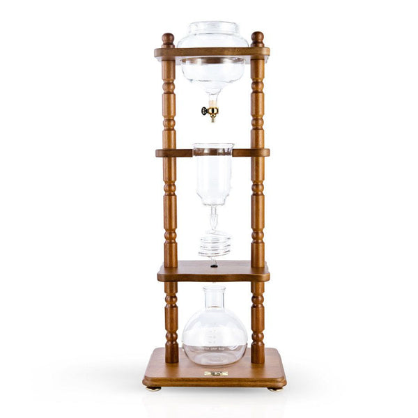 Premium Yama Cold Brew Coffee Maker - 6 to 8 Cup Glass Carafe with Stainless Steel Filter - Perfect for Iced Coffee, Cold Drip & Japanese-Style Brewing at Home or Office
