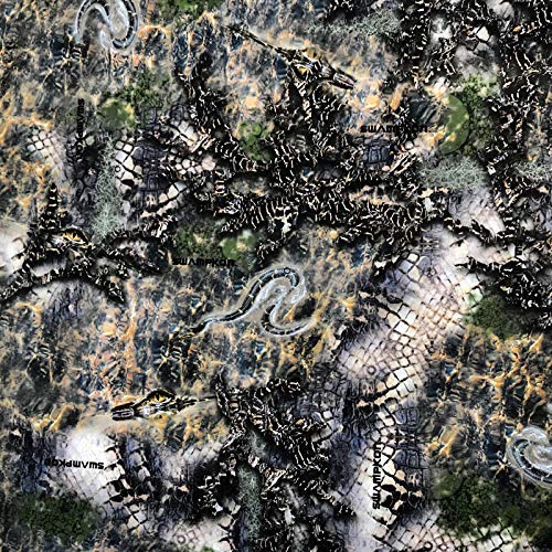 Premium Hydrographic Film Camo Swamp - Water Transfer Printing Film for DIY Projects - Hunting Gear, Gun Camouflage, Automotive Wrapping, and Outdoor Equipment Customization
