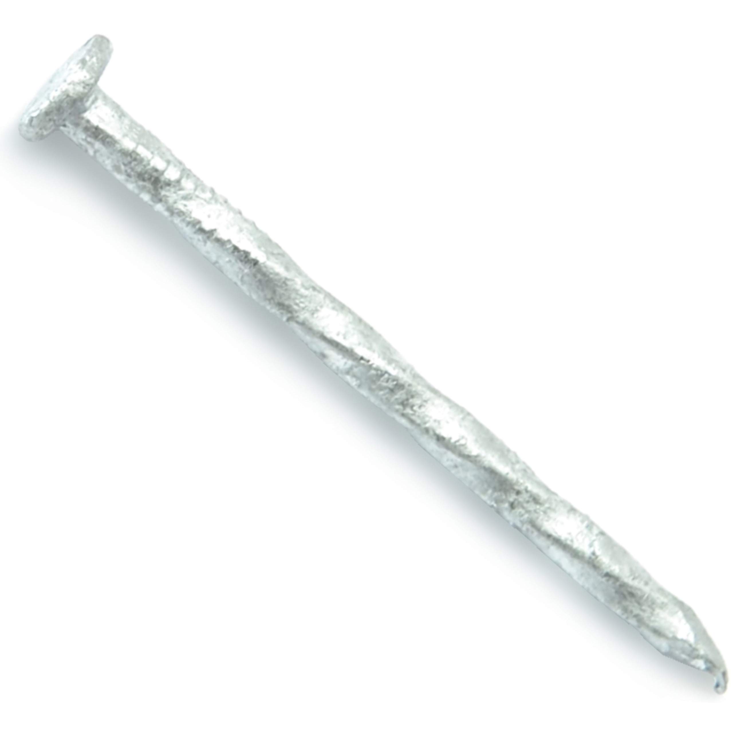 2-Inch Deck Nails (25-Piece) - Galvanized Steel Construction Nails for Outdoor Decking, Fencing & Woodworking Projects