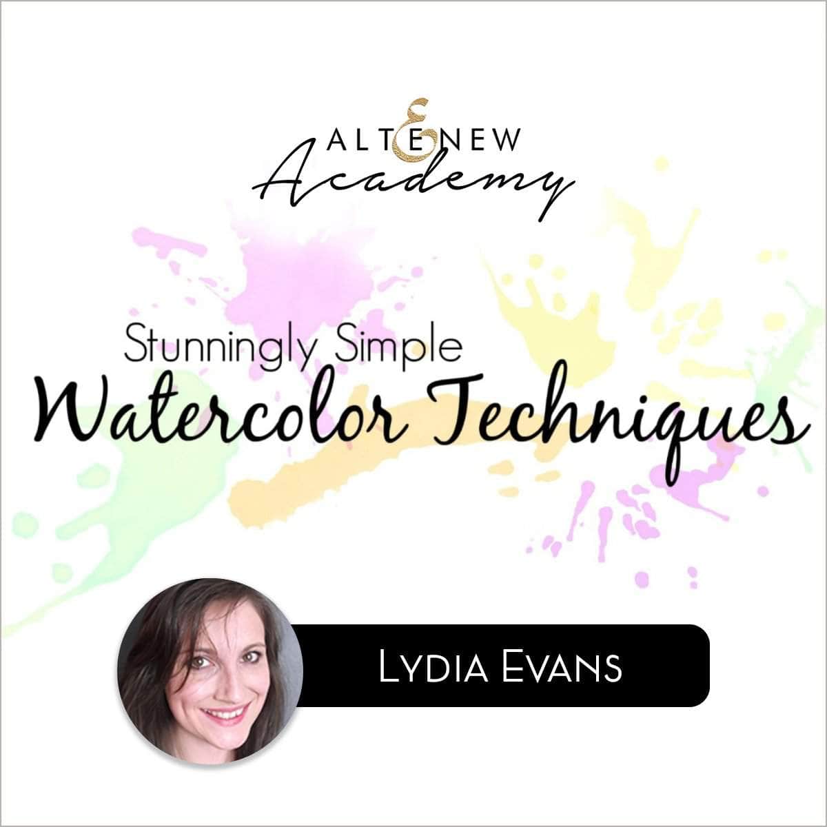 Easy Watercolor Techniques for Online Card Making Class - Perfect for DIY Greeting Cards & Handmade Gifts