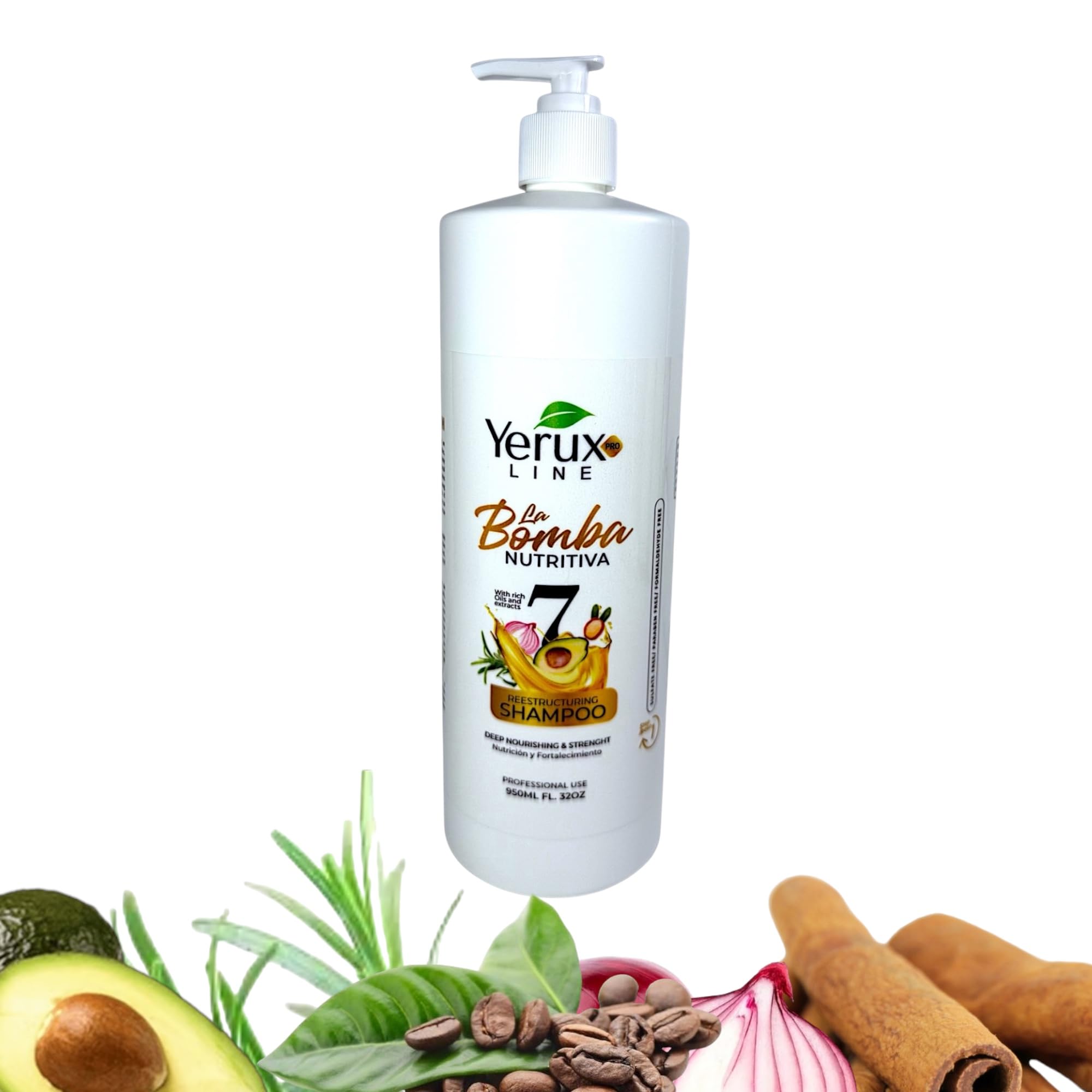 La Bomba Shampoo - 32 Fl Oz (Pack of 1) - Hydrating & Volumizing for All Hair Types - Perfect for Daily Use & Salon-Quality Results at Home