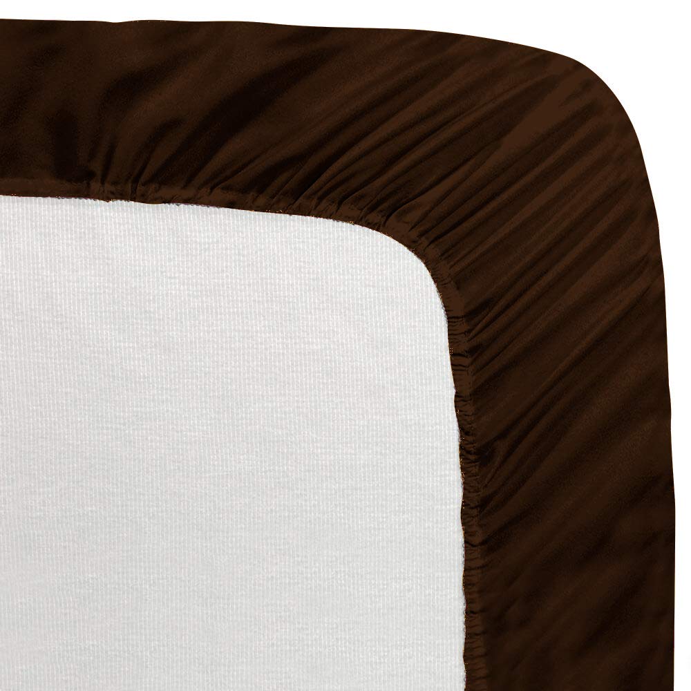 Sunrizer Beddings 800 Thread-Count Pure Egyptian Cotton Fitted Bottom Sheet - 18