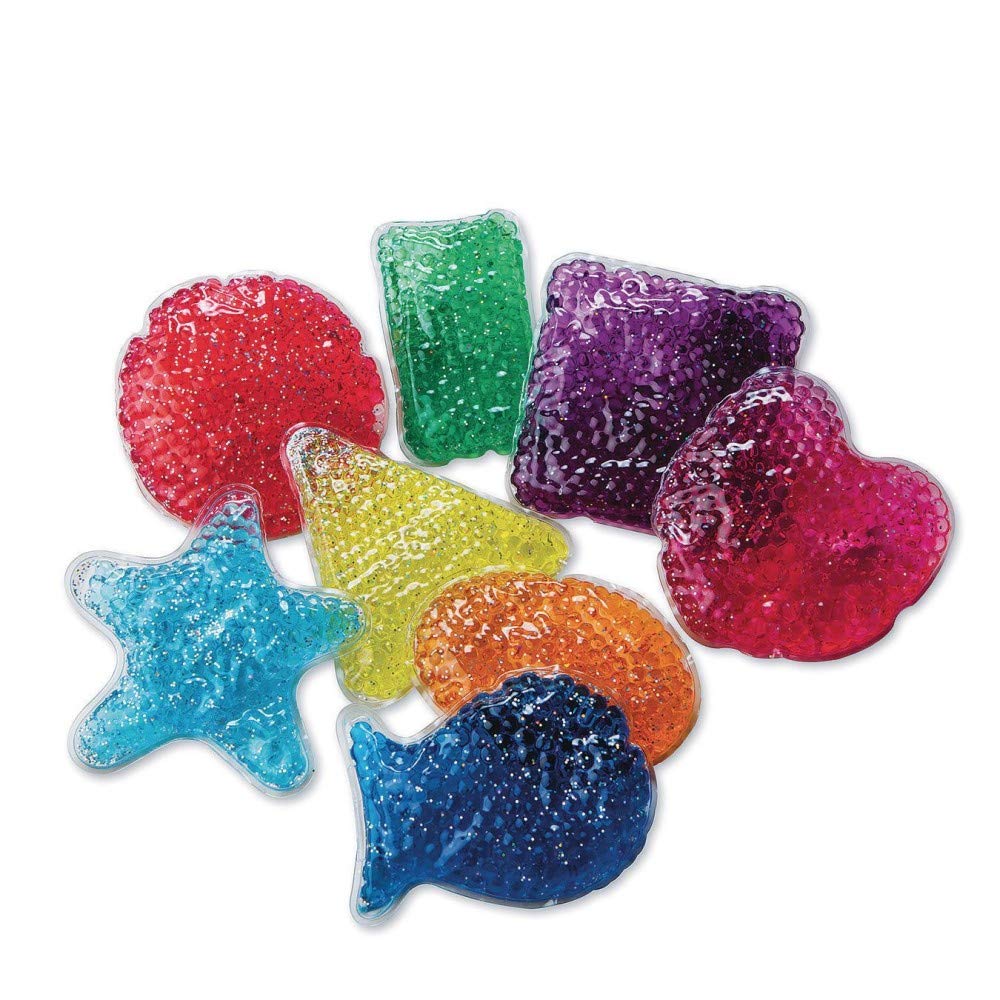 Soft Squishy Stress Relief Toys - Set of 8 Fun Shapes for Kids & Adults | Sensory Fidget Toys for Anxiety Relief, Classroom, Office & Home Use