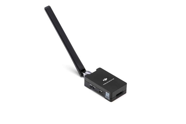 DJI Pro Wireless Receiver - High-Quality Video Transmission for Drones & Cameras | Perfect for Aerial Photography, Live Streaming & Professional Filming