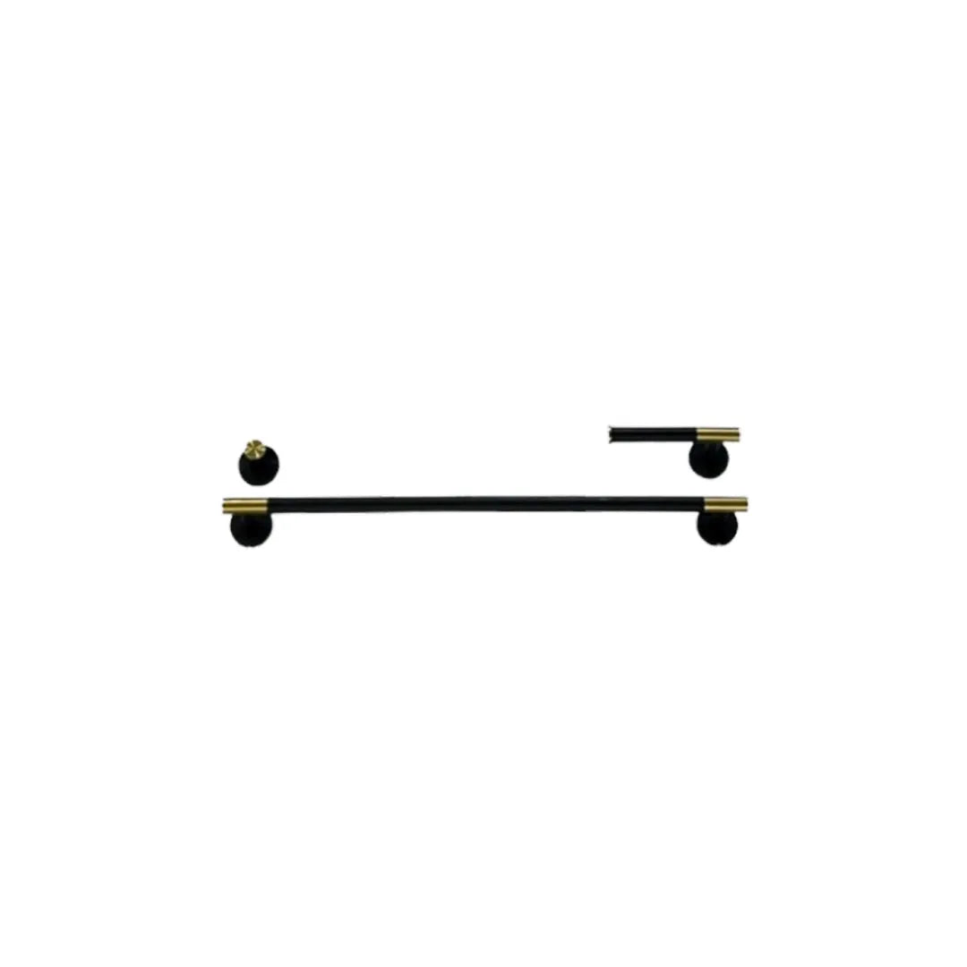 Premium Bathroom Hardware Set - Modern Faucet, Towel Bar & Shelf - FBA S232B - Perfect for Home Renovation & Bathroom Upgrades