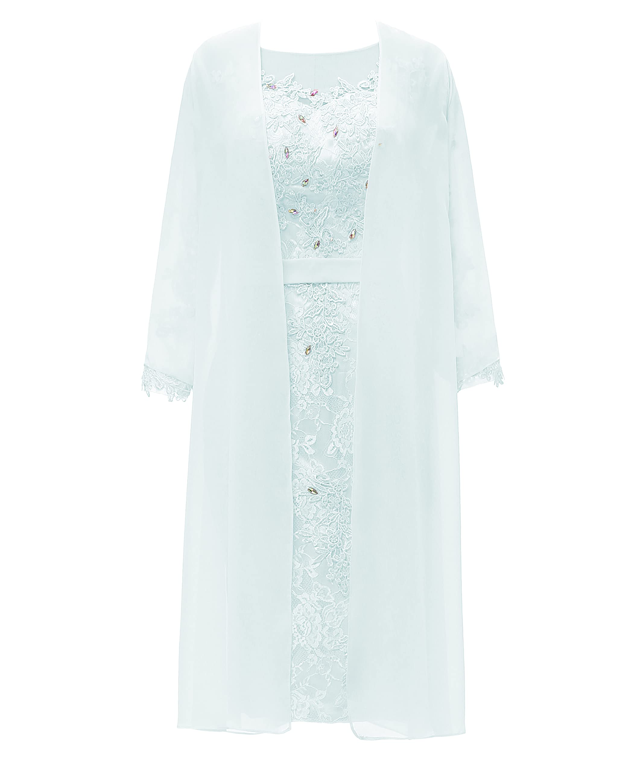 Elegant Mother of The Bride Lace Dress with Jacket - Formal Evening Gown for Weddings, Parties & Special Occasions - Women's Wedding Guest Dress for Cocktail Receptions & Black Tie Events