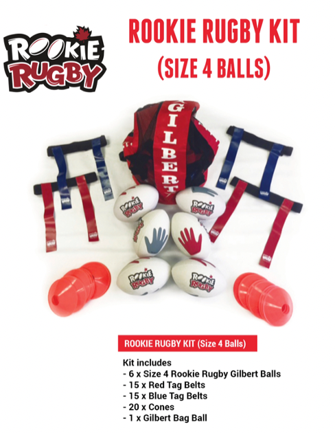 Rookie Rugby Kit for Kids Size 4 - Youth Rugby Uniform Set for Training & Matches - Perfect for School Sports & Team Games