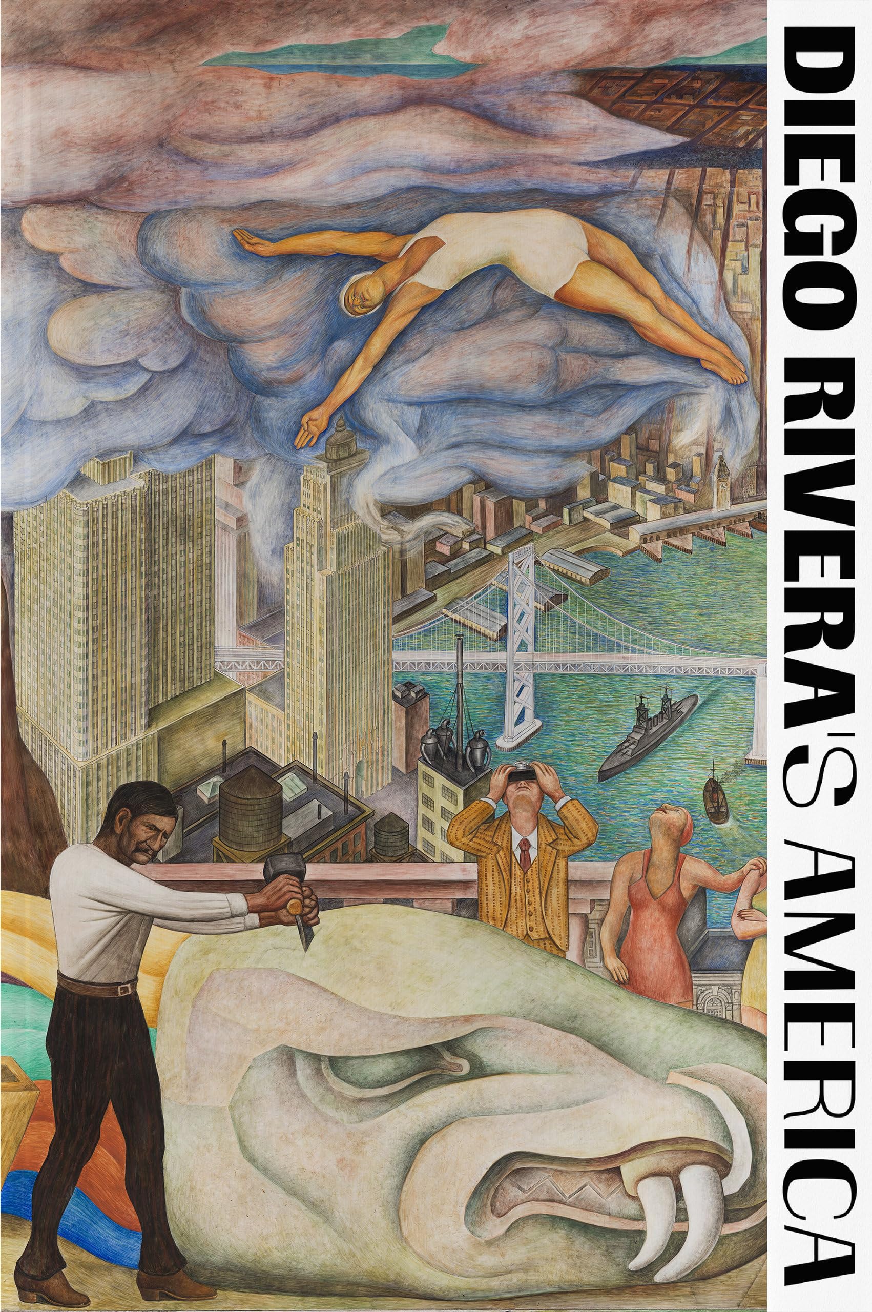 Diego Rivera's America - Famous Mexican Muralist Art Book | Historical & Cultural Masterpieces | Perfect for Art Lovers, Students & Collectors | Home Decor, Gift Idea & Educational Resource