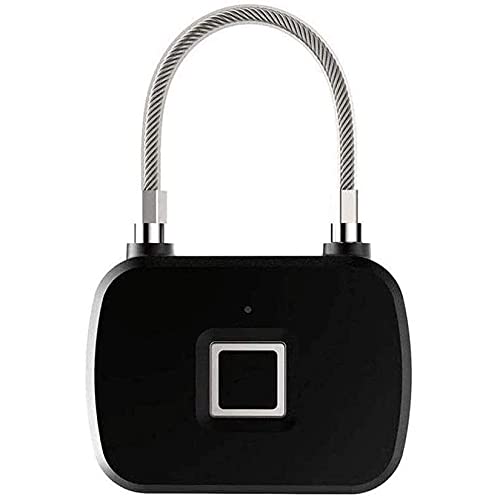 MuslimStreet Smart Keyless Fingerprint Padlock - Waterproof & Secure Digital Lock for Gym, Luggage, Travel, Home Door, Suitcase, Backpack, School, Bike & Office | Ideal for Keyless Security in Daily Life