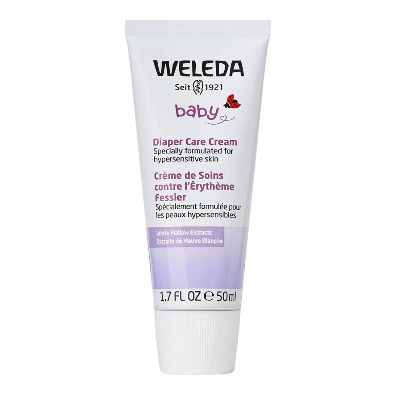 Best Diaper Rash Cream with White Mallow Extract - Soothing & Healing for Baby's Sensitive Skin | Perfect for Diaper Changes & Overnight Protection