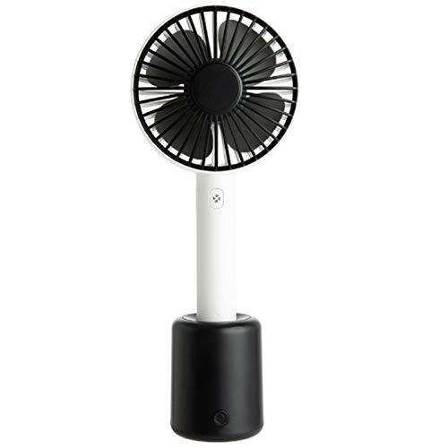 Mini Handheld Silent USB Desk Fan - Portable Rechargeable Electric Fan with Auto Oscillation for Office, Home, and Travel Use