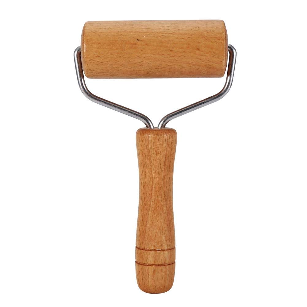 Wooden T-Shaped Pastry Roller - Multifunctional Dough Rolling Pin for Fondant, Cookies, Pizza & Pasta | Perfect for Baking, Chapati Making & Kitchen Use