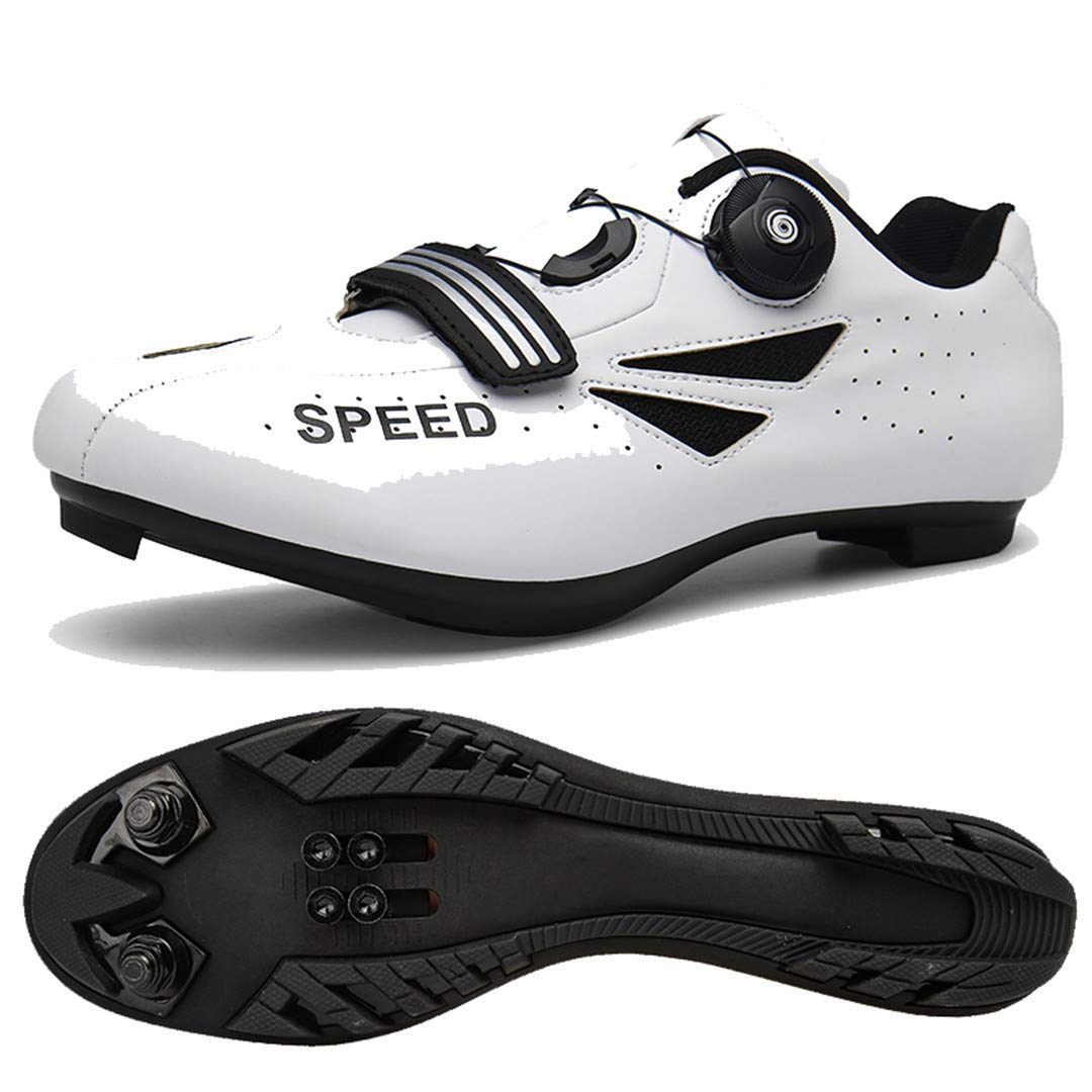 Ccoowee MTB Cycling Shoes for Men & Women - Lightweight Road Bike Sneakers with Flat Pedal Grip for Mountain Biking, Racing & Commuting | Perfect for Trail Riding & Urban Cycling