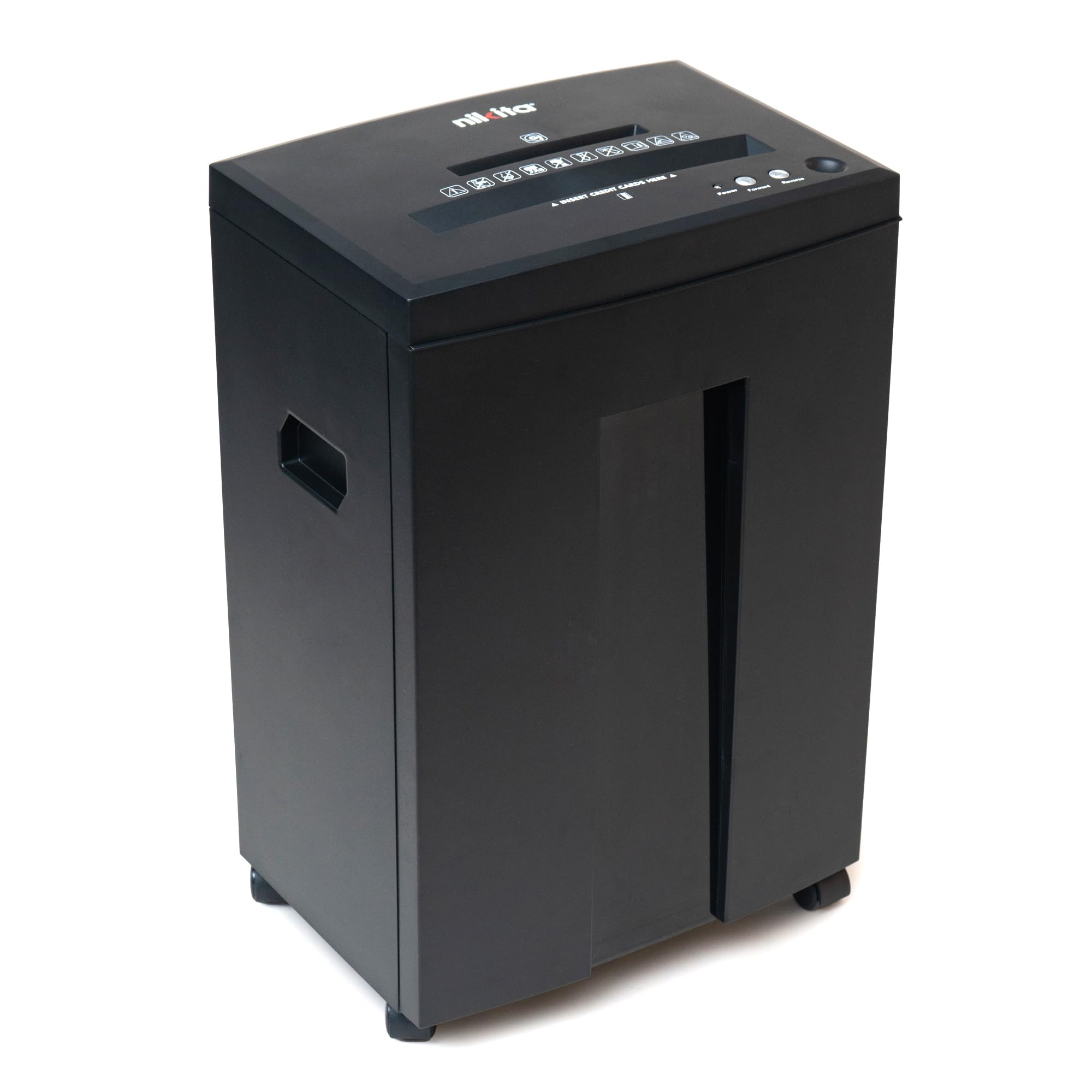 Nikita 18-Sheet Cross-Cut Paper Shredder - Heavy Duty Home Office Shredder with Ultra Quiet Operation | Shreds Credit Cards, Staples & CDs | ETL Certified | Ideal for Document Security & Small Office Organization