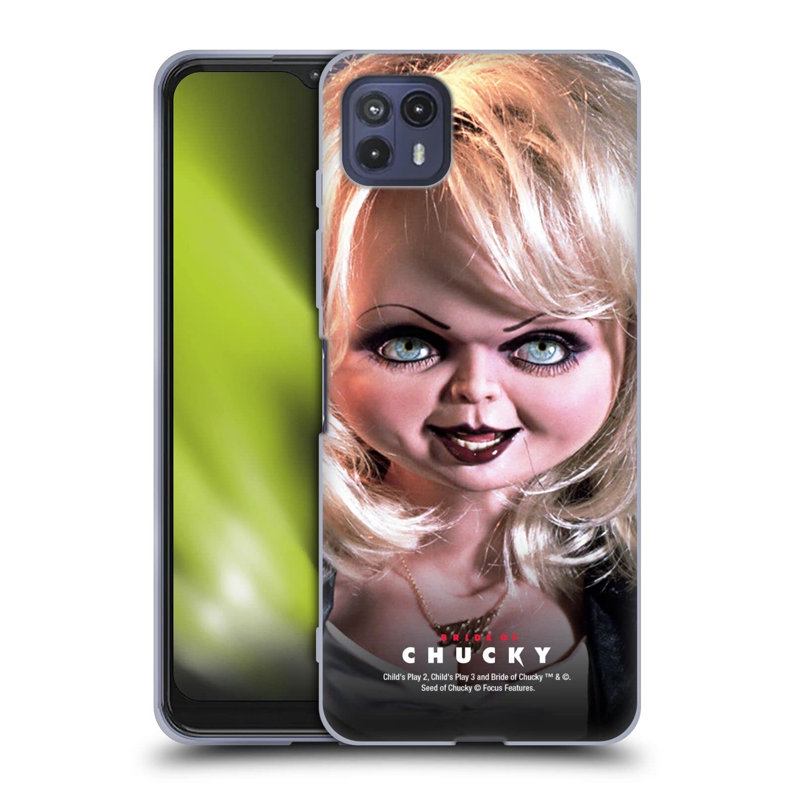 Bride of Chucky Tiffany Doll Soft Gel Case for Motorola Moto G50 5G - Horror Movie Fan Gift, Protective Phone Cover for Halloween Cosplay