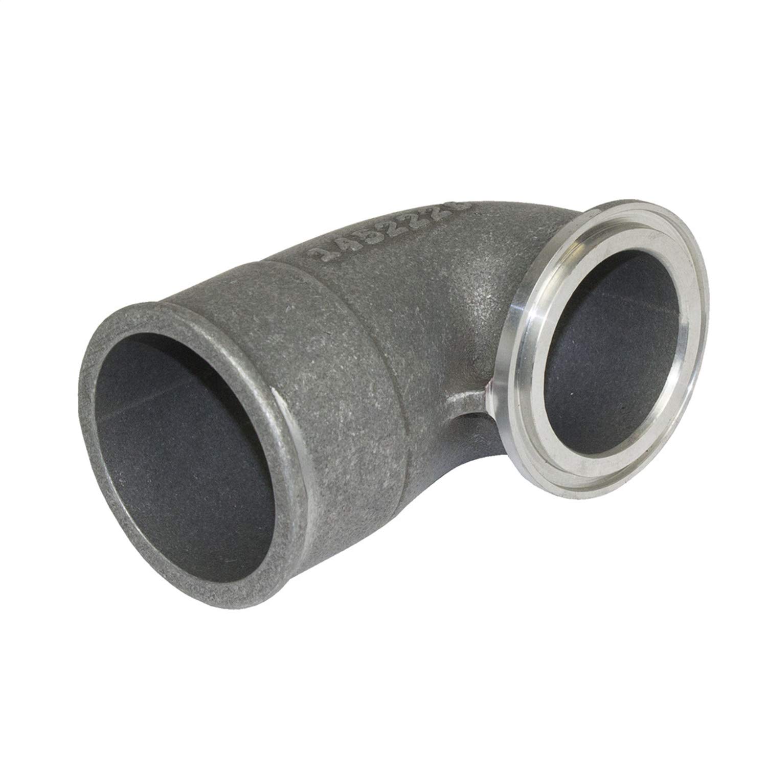 BD Diesel 1452226 90 Degree Elbow Adapter for Straight Outlet Turbo - High Performance Turbocharger Upgrade for Dodge Cummins & Ford Powerstroke - Perfect for Off-Roading & Heavy-Duty Towing