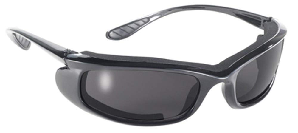 Pacific Coast Sunglasses - Razor Polarized Aviator Style - Smoke/Black Lens for Driving, Fishing & Outdoor Activities