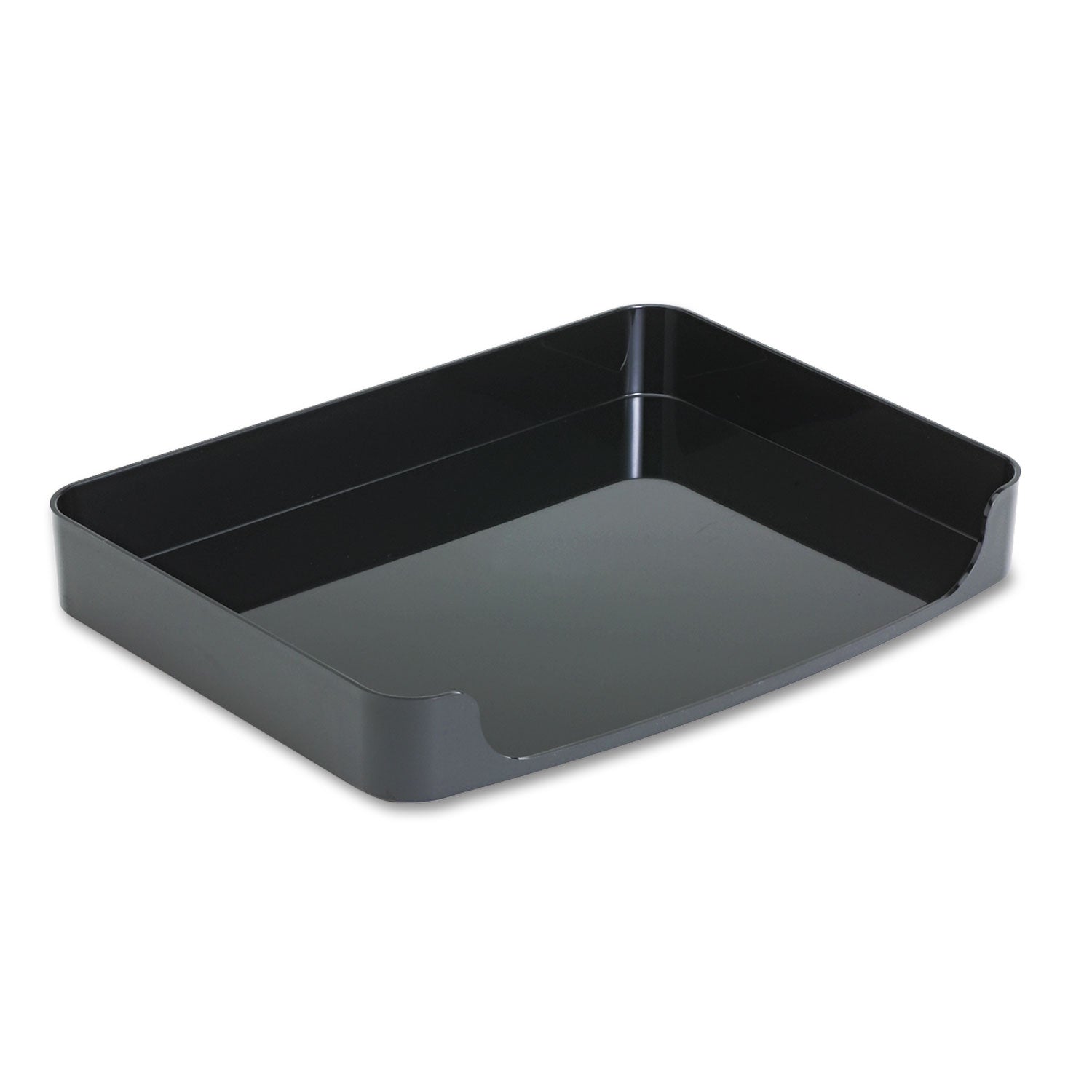 2200 Series Black Side Loading Desk Tray - 1 Section Letter Size File Organizer 13.63