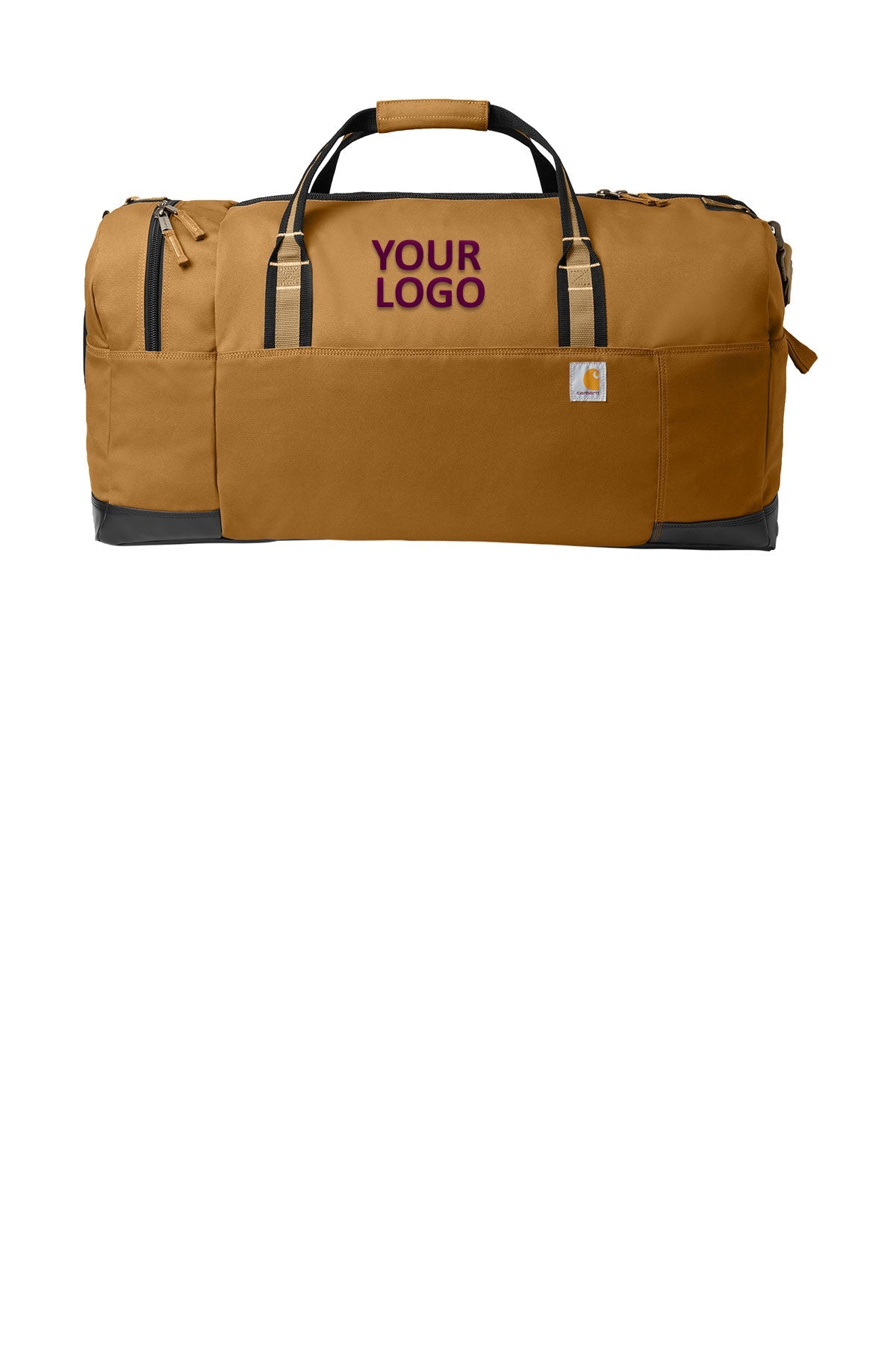 Carhartt 120L Foundry Series Customized Duffel Bag in Carhartt Brown - Heavy Duty Travel Duffel for Work, Gym & Outdoor Adventures