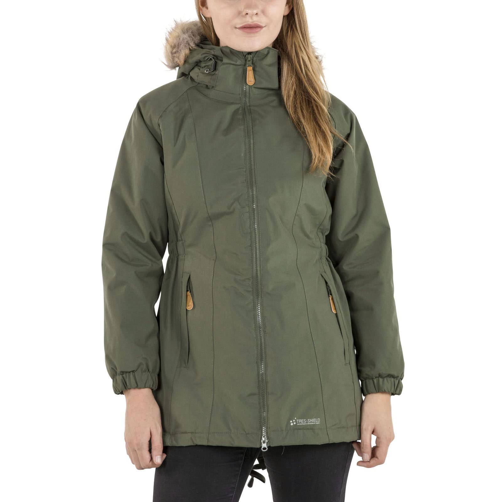 Trespass Women's Celebrity Waterproof Jacket - Lightweight Windproof Raincoat for Hiking, Camping & Outdoor Activities