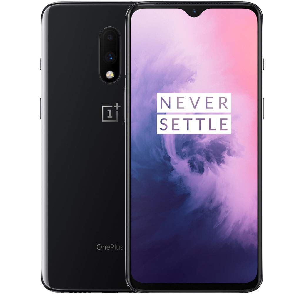 OnePlus 7 Unlocked Smartphone - 6GB RAM 128GB Storage Mirror Grey (Renewed) | Fast Performance, Dual SIM, 48MP Camera - Perfect for Travel, Photography & Business Use