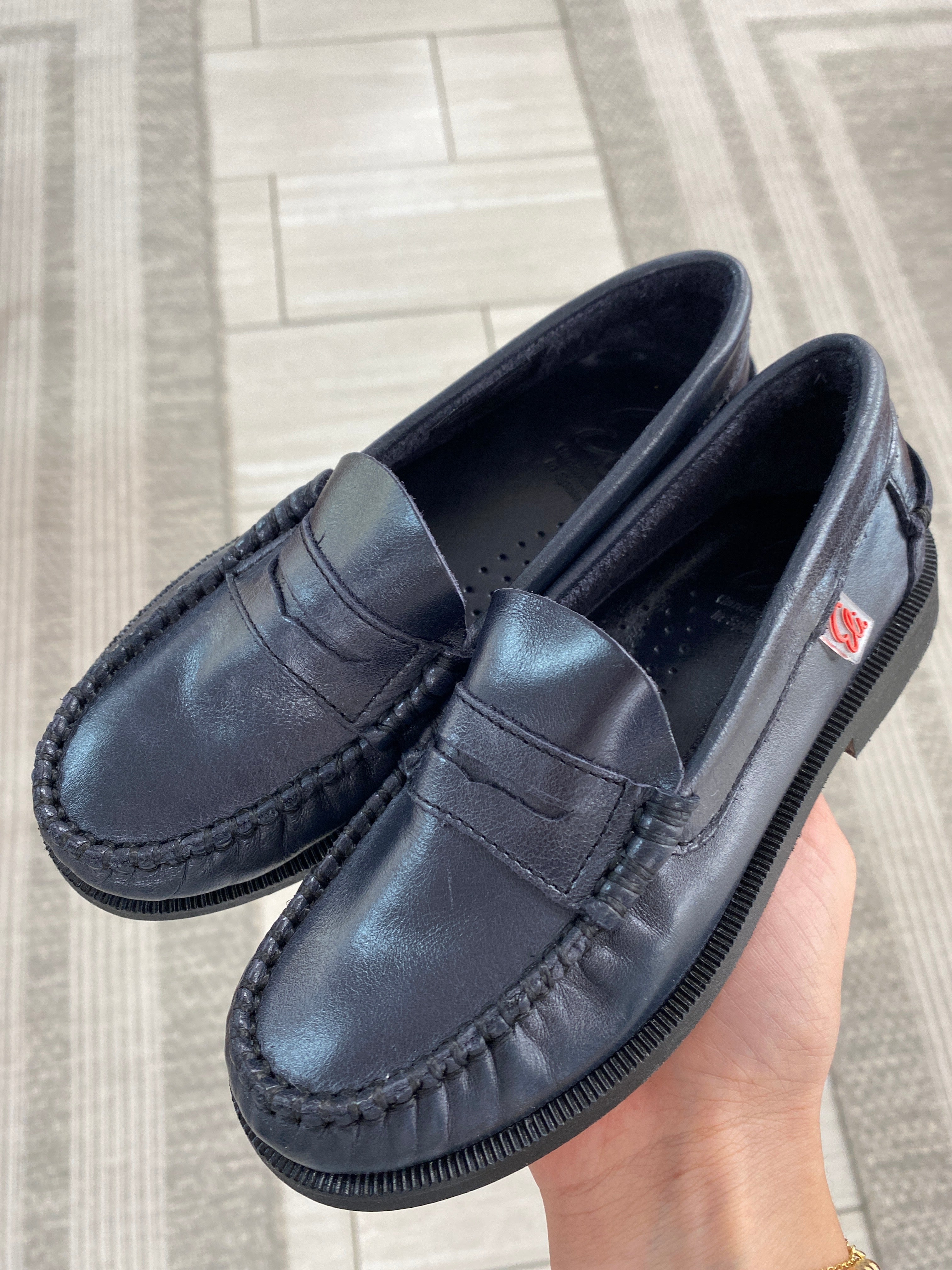 Papanatas Ajax Grey Penny Loafers for Men - Classic Comfortable Slip-On Shoes for Casual & Office Wear