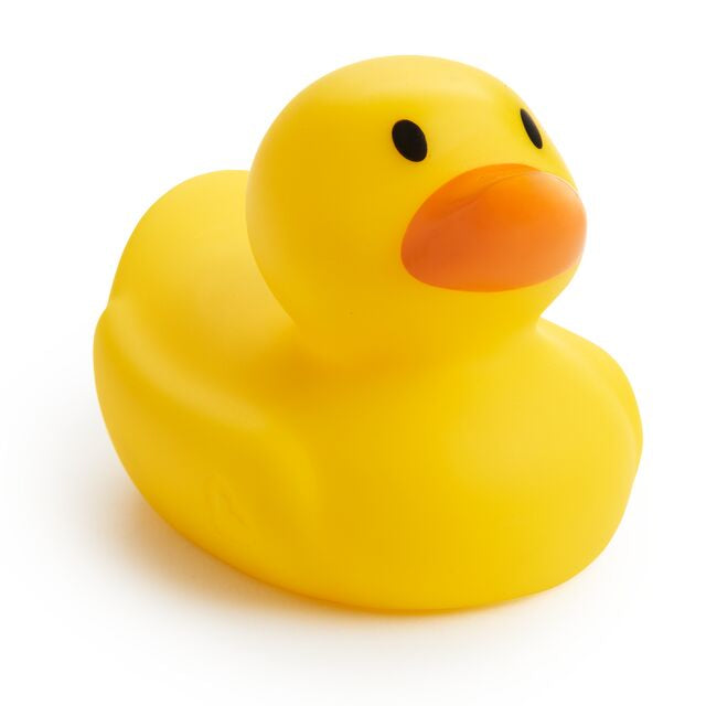 White Hot Safety Bath Duck - Non-Slip Cute Rubber Duck for Kids & Toddlers - Perfect for Bathtime Fun, Baby Showers, and Sensory Play