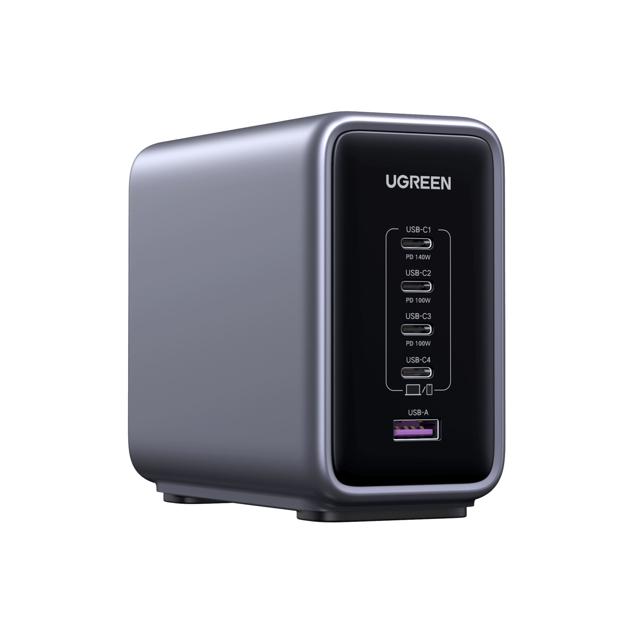 UGREEN Nexode 300W USB C GaN Fast Charger - 5 Port Desktop Charging Station for MacBook Pro/Air, iPhone 15/14, iPad, Samsung Galaxy - Perfect for Home, Office & Travel
