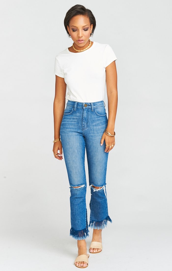High Waist Jeans for Women - Brooklyn Denim Stretch Skinny Jeans | Comfortable & Flattering Fit for Casual, Work & Night Out