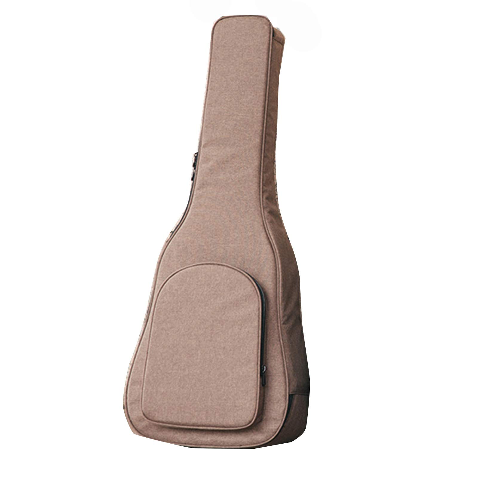 Waterproof Padded Guitar Case for 36/39/40/41 Inch Acoustic & Classical Guitars - Durable Shoulder Bag with Coffee Color Option (39/40 inches) - Perfect for Travel, Gigging & Music Lessons