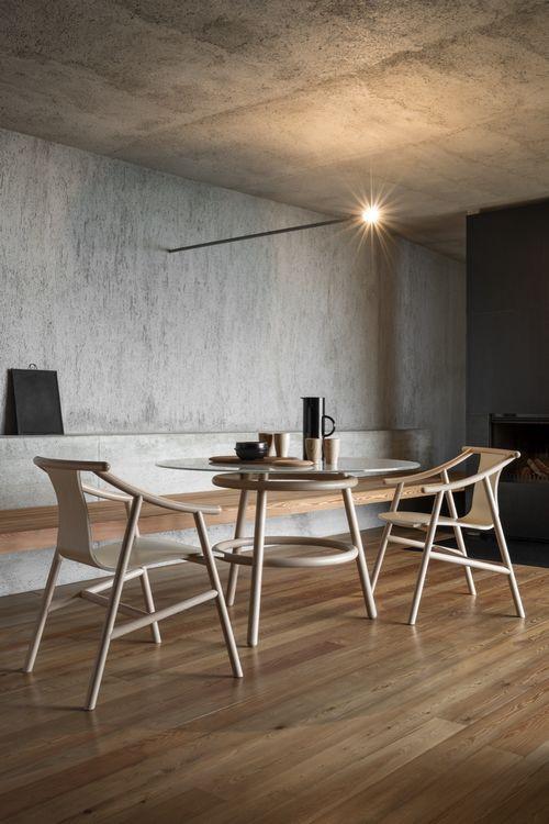 GTV Magistretti 03 01 Bentwood Chair - Mid-Century Modern Wooden Dining Chair for Kitchen, Restaurant & Office Use