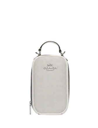 Coach Eva Phone Crossbody Bag in Colorblock Signature Canvas - Stylish & Compact for Everyday Use, Travel, and On-the-Go Convenience