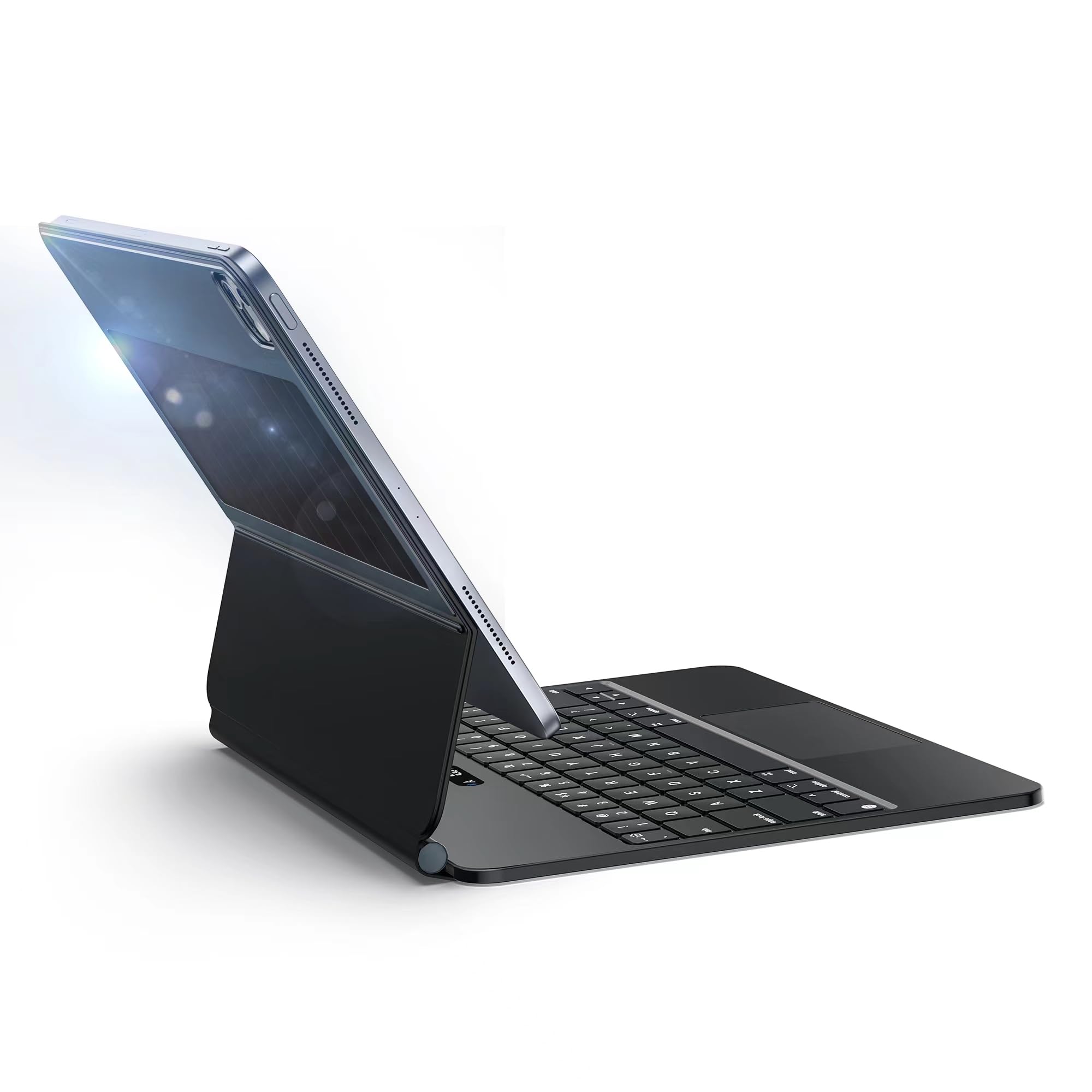 COOSTART Magnetic Keyboard Case for iPad Air 11-inch (M2, 2024) & iPad Pro 11-inch (1st-4th Gen) - Slim Protective Cover with Backlit Keys, Multi-Touch Trackpad & Wireless Charging | Perfect for Work, Study & Travel | Black