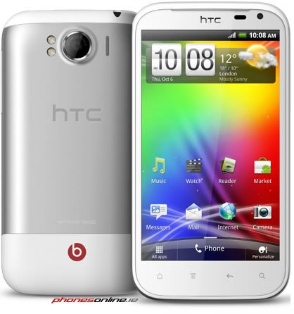 HTC Sensation XL White Unlocked Smartphone - Large Screen, High Performance for Streaming, Gaming & Productivity