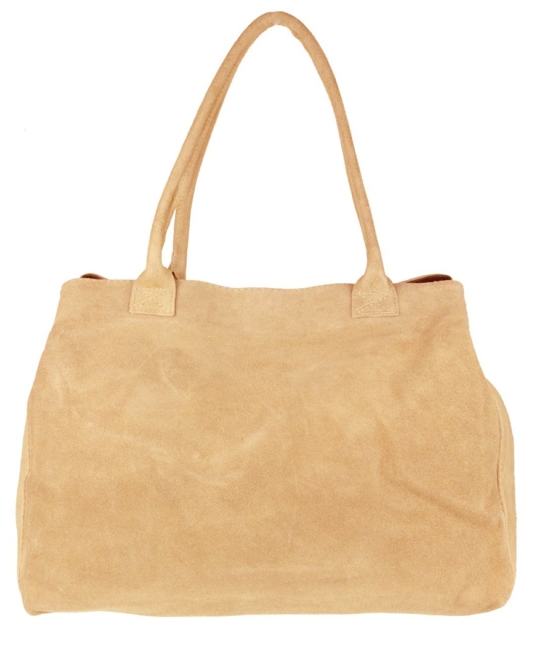 Stylish Expandable Italian Suede Leather Shoulder Bag for Women - Fashionable Crossbody Purse for Work, Travel & Everyday Use