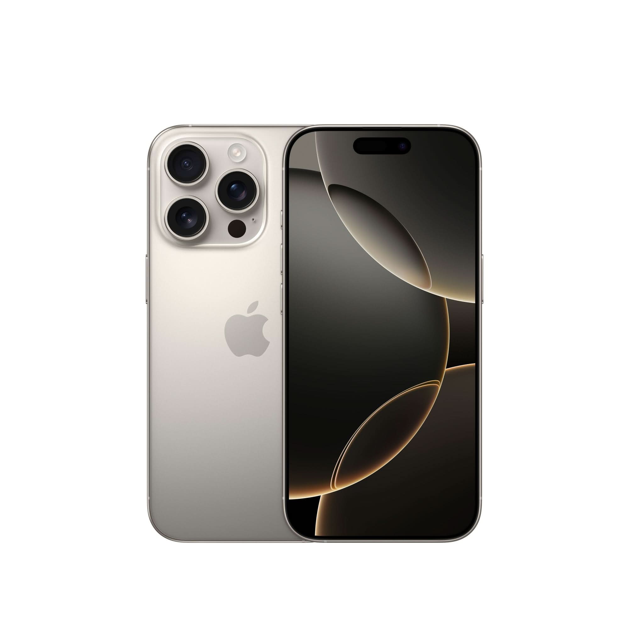 Apple iPhone 16 Pro 128GB (Natural Titanium) - Premium Smartphone for Photography, Gaming & Business Use