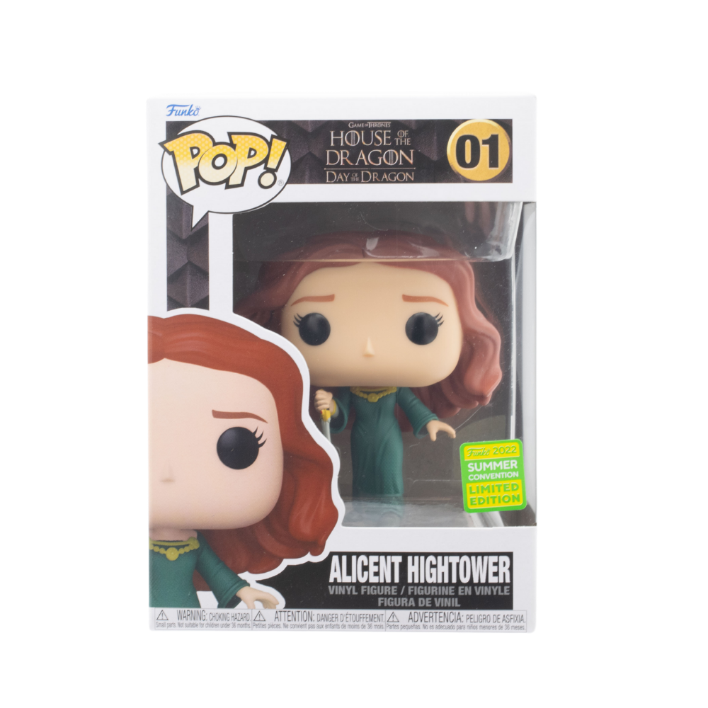 Funko Pop! Alicent Hightower with Dagger - House of the Dragon Collectible Figure - 2022 Summer Convention Exclusive - Perfect for Game of Thrones Fans & Pop Culture Collectors