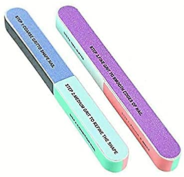 7-Sided Nail Buffer & Filer for Professional Manicures - Home & Salon Use - Smooth, Shine & Shape Nails Perfectly for Daily Grooming & Spa Treatments