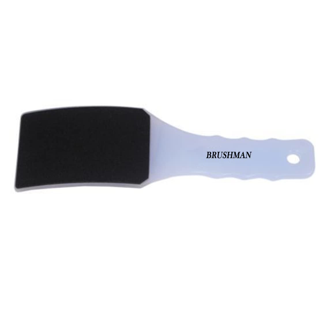 Brushman Curved Foot File - Double-Sided Pedicure Tool for Callus & Hard Skin Removal - Professional Foot Care Rasp (Grey, ECP-160) - Perfect for Home Pedicures & Salon Foot Treatments
