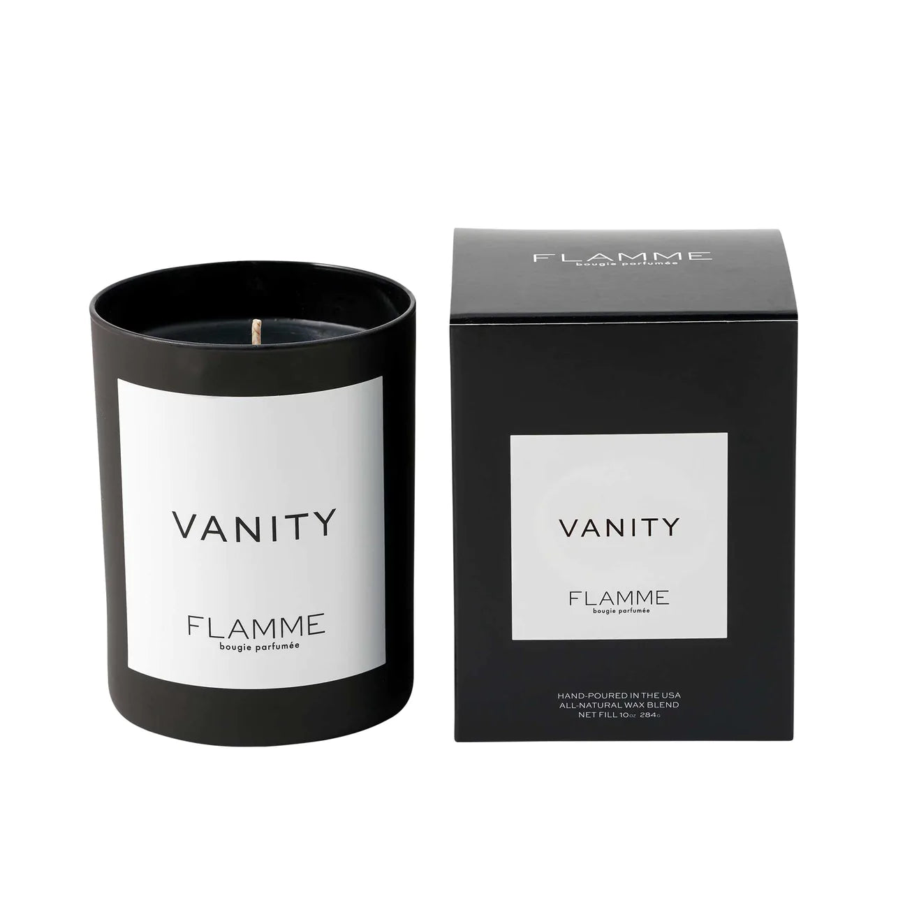 Flamme Vanilla Scented Soy Wax Candles - Handmade, Long-Lasting, Eco-Friendly for Home, Spa & Romantic Ambiance
