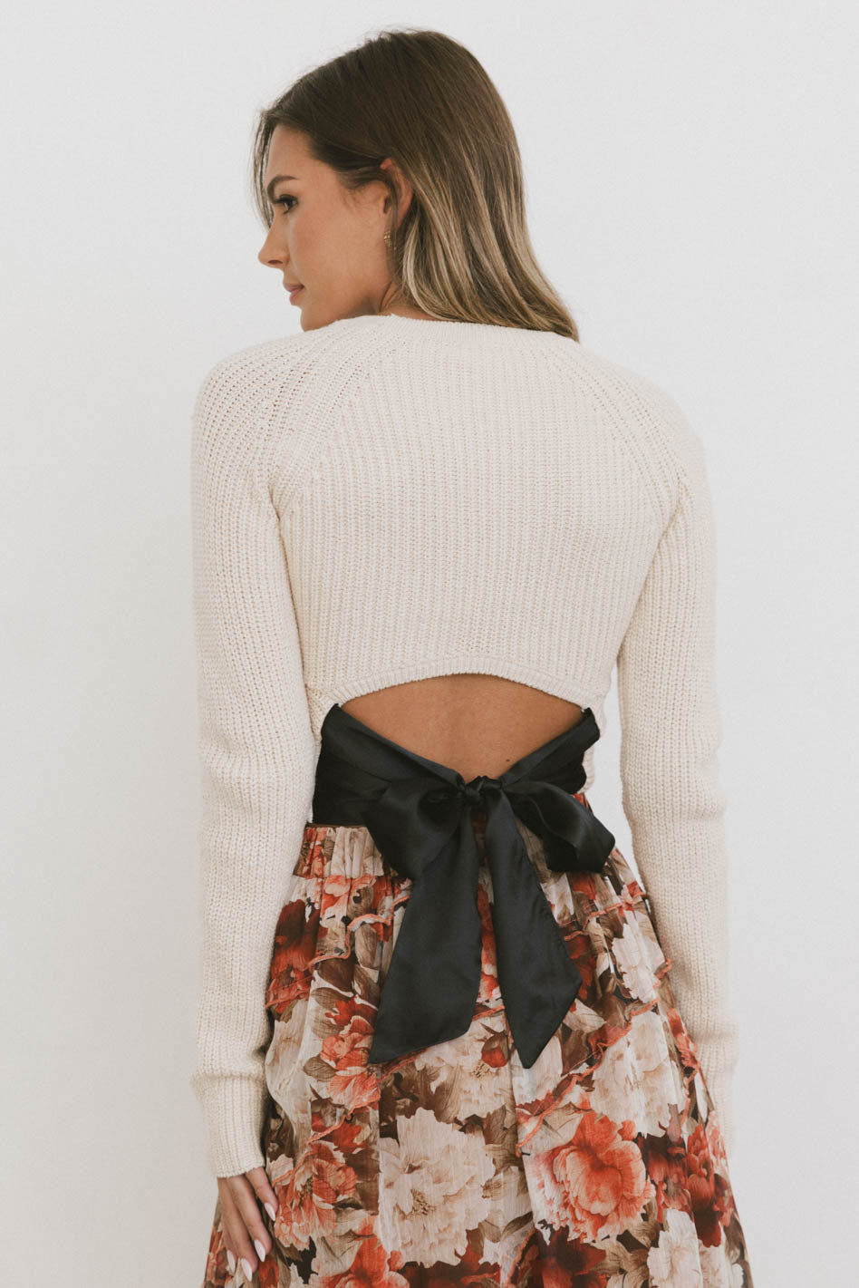 Kimmie Knit Bow Top Women's Casual Blouse - Final Sale | Perfect for Spring Outfits, Date Nights & Office Wear