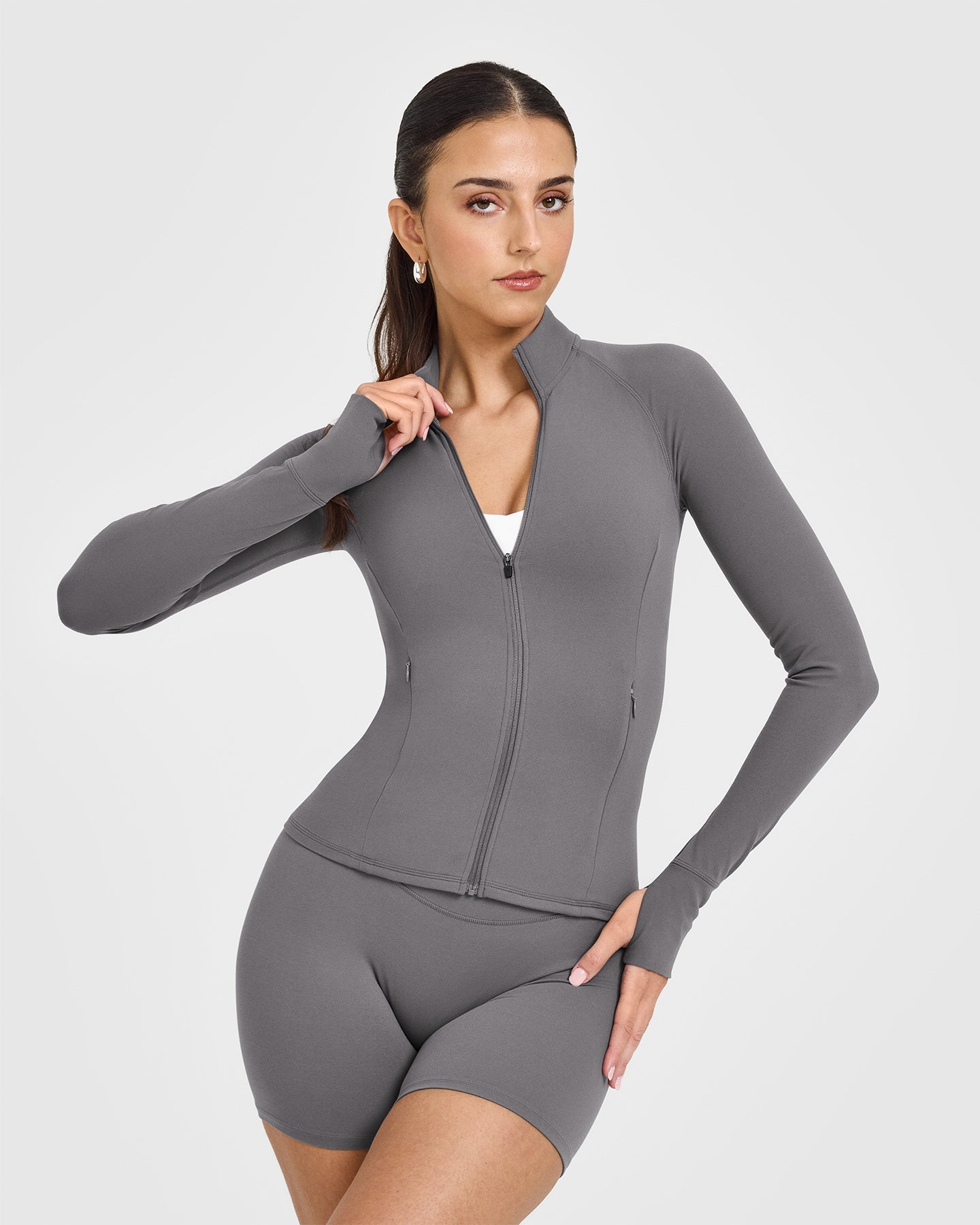 SoftMotion™ Lightweight Jacket for Men & Women - Ash Grey | Comfortable & Stylish Outdoor Wear for Hiking, Travel & Casual Use